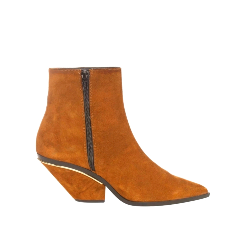 Isabella LORUSSO SUEDE COWBOY BOOTIEs 37